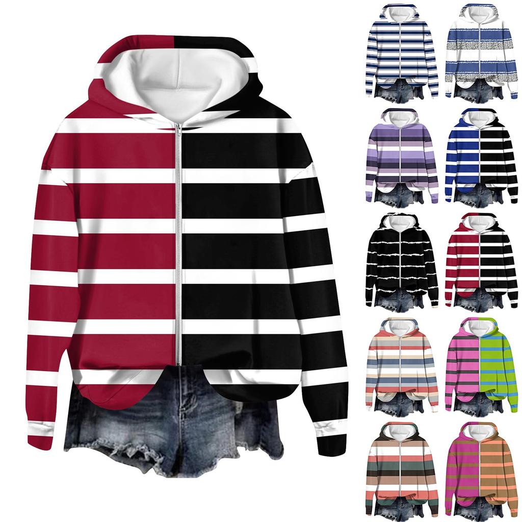 Куртки женские с длинным рукавом на молнии с принтом верхняя одежда повседневные куртки