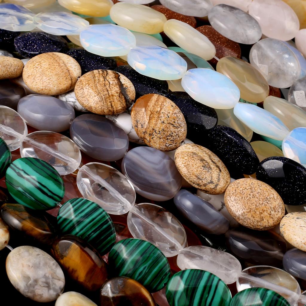 Бусины из натурального камня опал/агат/малахит овальные граненые бусины для изготовления ювелирных изделий DIY ожерелье браслет серьги аксессуар