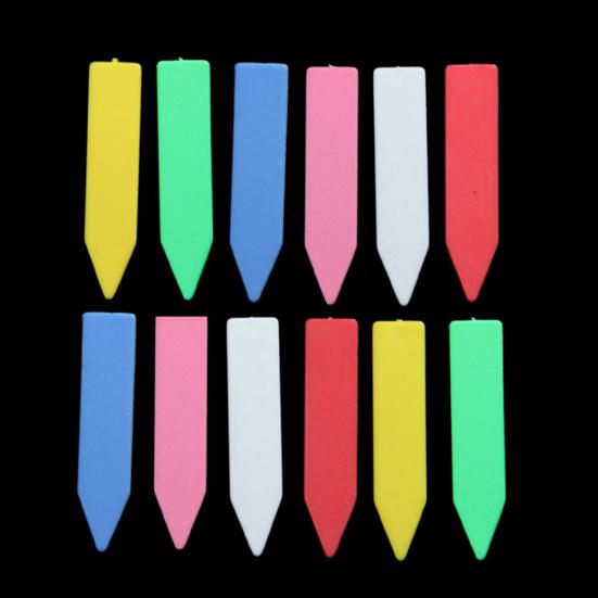 100 шт. маркеры для горшков с растениями, пластиковые бирки для кольев, инструмент для этикеток для двора и питомника