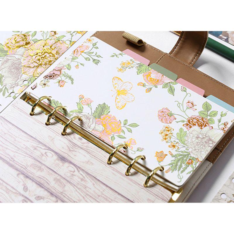 Комплект разделителей страниц для блокнота А5, А6