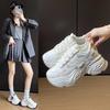 Ins Korean Version of the New Dad Shoes for Women 2025 Spring Student Sports Running Casual Shoes Platform Height Increase FB9960
