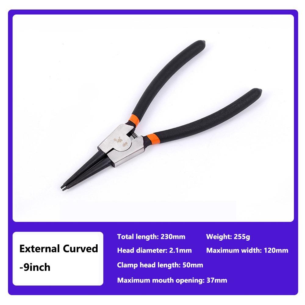 Hand Tool Snap Ring Pliers High Carbon Steel Snap Rings Puller Fishing Tool