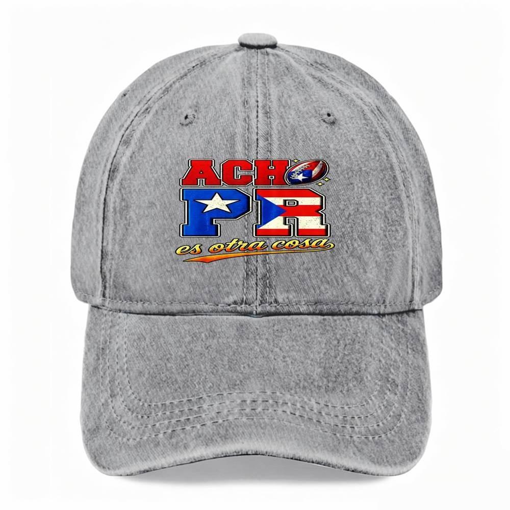 Acho PR Es Otra Cosa Puerto Rico Dad Hat Pride Casual Unisex Washed Baseball Cap