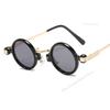 Steampunk Round Sunglasses Women Men Luxury Brand Retro Small Frame Sun Glasses For Male Punk Outdoor Eyewear Shades Uv400