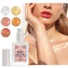 Glitter Body Oil 5 Colors Face Glow Pearl Highlighter Body Makeup Liquid Highlighter Oil Full Body Brightening Liquid,30ML