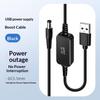 Кабель-конвертер USB 5V в 12V для Wi-Fi роутера, вентилятора, динамика