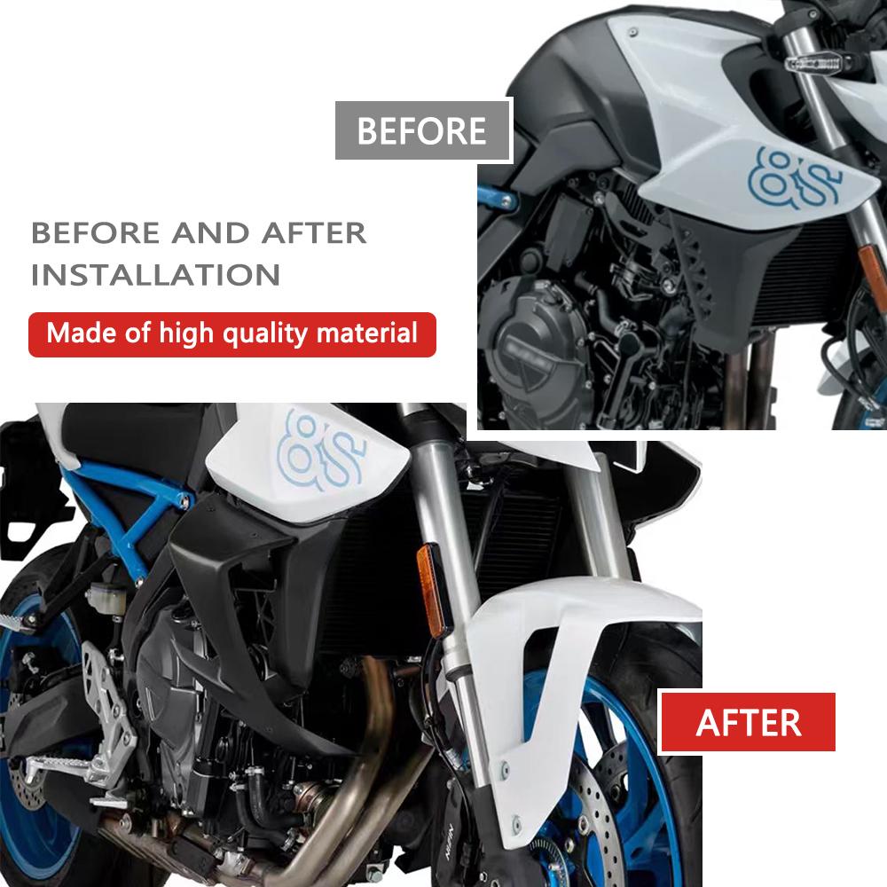 Для GSX-8S 2025 GSX 8S 2024 GSX8S 2023 Мотоцикла Передний Спойлер Downforce Крылышко Переднее Спортивное Naked Аэродинамический Комплект Крыльев