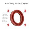 Набор для обслуживания из 10 силиконовых уплотнительных колец для кофемашины, уплотнительные прокладки, внешний диаметр 2,25 см