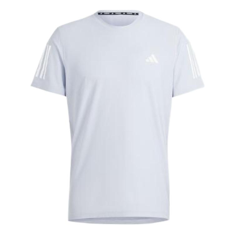 adidas Футболка Own The Run Серебристый Хейло Мужская Уличная одежда IN1501