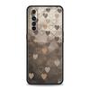 Золотой Розовый Розовый Блестящий Сердечки Чехол Для Realme 12 11 10 9 8 5G 7 6 GT5 GT3 GT2 Pro C21 C25 C35 Для Realme GT Neo 2 3 3T 5 Чехол