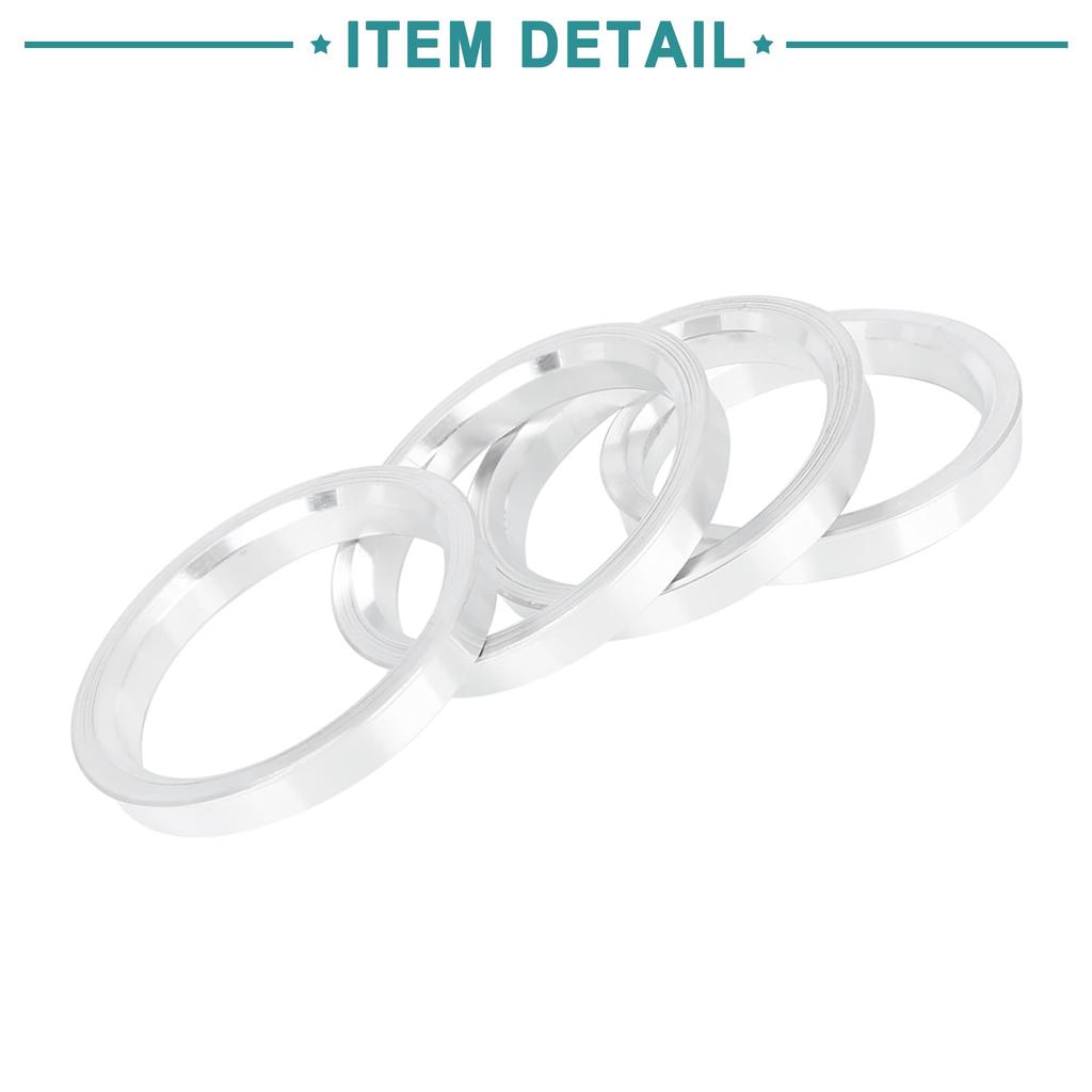 ACROPIX автомобильная ступица центральное кольцо отверстие колеса универсальная проставка 67.1-56.1 мм серебристый тон 4 шт.