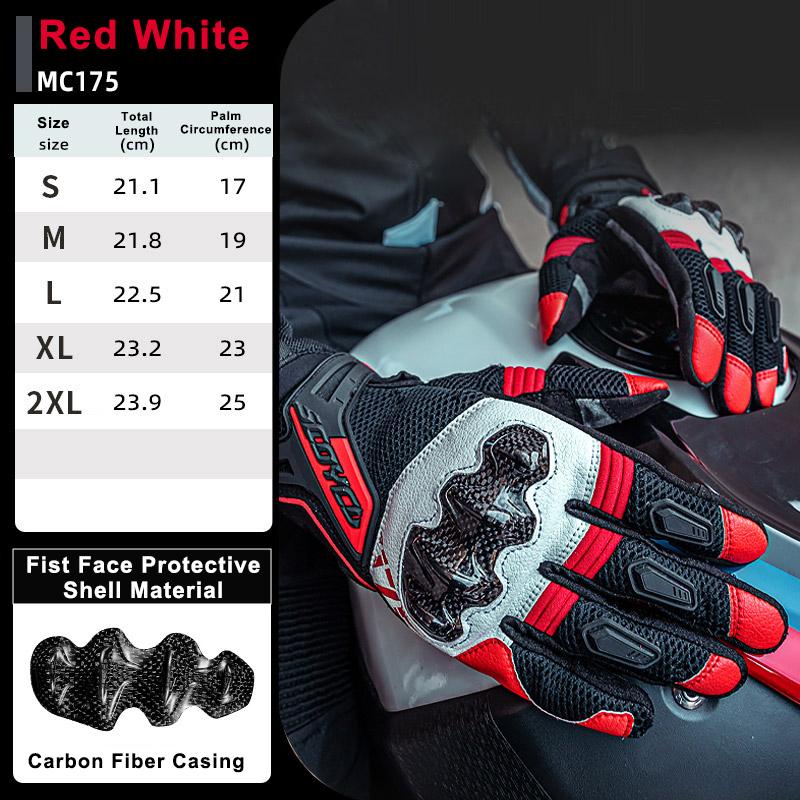 SCOYCO Motorcycle Racing Gloves Men Women Summer Breathable Motorbike Protective Anti-fall Moto Guantes Motocross Cycling Gloves