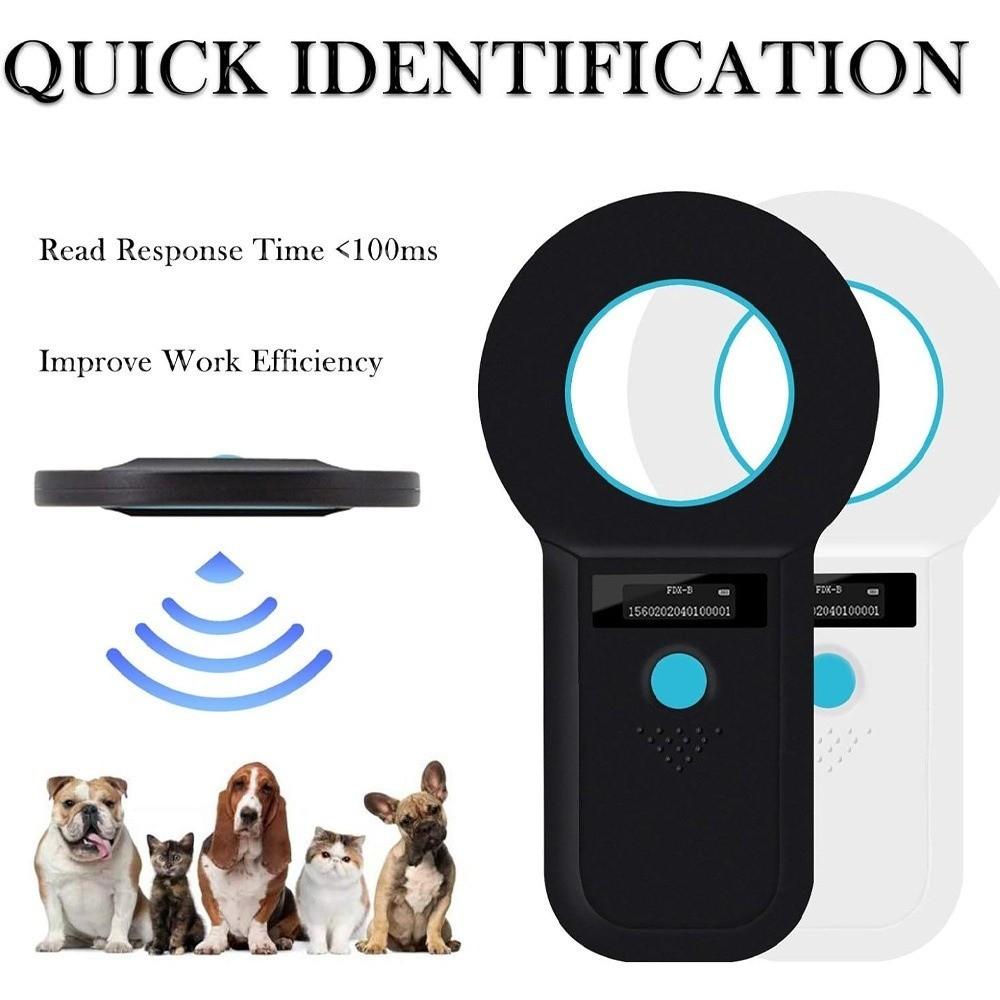 Handheld Animal RFID Reader Portable Pet Chip Scanner Animal Tag Reader Pet Identification