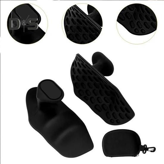 2 Pairs Weight Lifting Grips Anti-Slip Men Women Gym Workout Grips Hand Palm Protection Dumbbell Pull-Up Exercise Training Fingerless Gloves