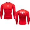 Printed Men's Athletic Compression Shirts Athletic Quick Dry Breathable Rash Guard Athletic Tight Workout Tops Summer Men