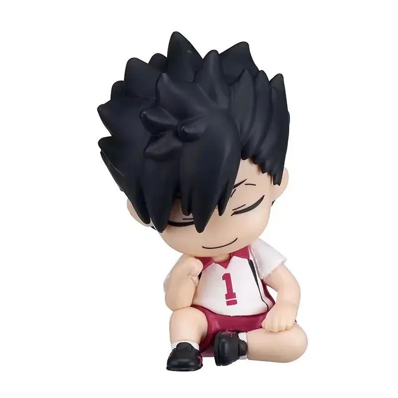 Genuine Gacha Haikyuu Shoulder To Shoulder Sitting Figure Shoyo Hinata Tobio Kageyama Action Figure Toys
