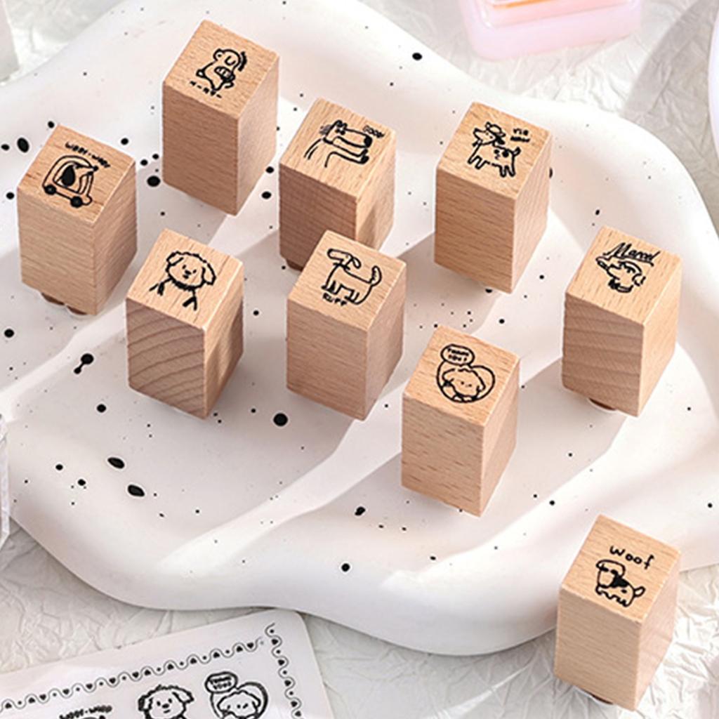 Прекрасные кошки штамп деревянный резиновый штамп мультяшные собаки штампы декоративные штампы для скрапбукинга журналов изготовления открыток