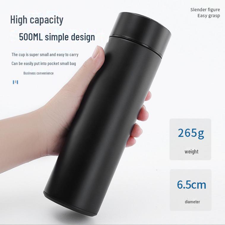 Интеллектуальная термокружка с цифровым дисплеем, нержавеющая сталь 304, большая вместимость, унисекс, идеально подходит для студентов и в качестве делового подарка.