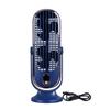 Desktop Fan 1800mah USB Brushless Motor Oscillating Quiet 5 Speeds Desk Tower Fan for Home Car