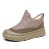 Women's Chunky Platform Snow Boots Winter Warm Waterproof Ankle Booties With Fur Lined Comfort Walking Shoes Non-Slip Outdoor Short Boots for Women
