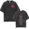 Lit Killah Gothic Album Merch Vintage Washed Double Sided Tshrit Men Women Cozy Short Sleeve Tshrits Teenagers Oversized T Shrit