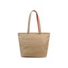 Sac Cabas - Le temps des Cerises - Elegance 2 - Taupe/Mandarine - PU - 2 anses