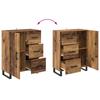 Highboard Reclaimed Wood 69.5 x 34 x 180 cm Particleboard
