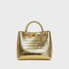 Premium Cowhide Shoulder Bag - 2024 Large Crocodile Pattern Handbag, Versatile Women's Tote