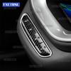 For Abarth 595e 2022 2023 2024 2025 2026 Fiat 500e 2020-2026 Real Hard Dry Carbon Fiber LHD RHD Car Gear Button Frame Sticker