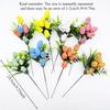 Easter Egg Flower Sticks Foam Spotted Egg Cuttings Green Plant Decoration Plug-ins Easter Decoration Home Office Party Decor