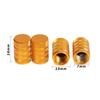 Zinc Zinc Alloy 4pcs Tube Car Truck Valve Cover Bicycle Valve Caps Tyre Air Caps Car Wheel Tire Valves