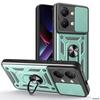 Чехол для POCO X8 Pro Max X7 Pro X6 Чехол-броня со сдвижной крышкой для защиты объектива камеры для Xiaomi POCO X7 Кольцо-подставка Ударопрочный Funda
