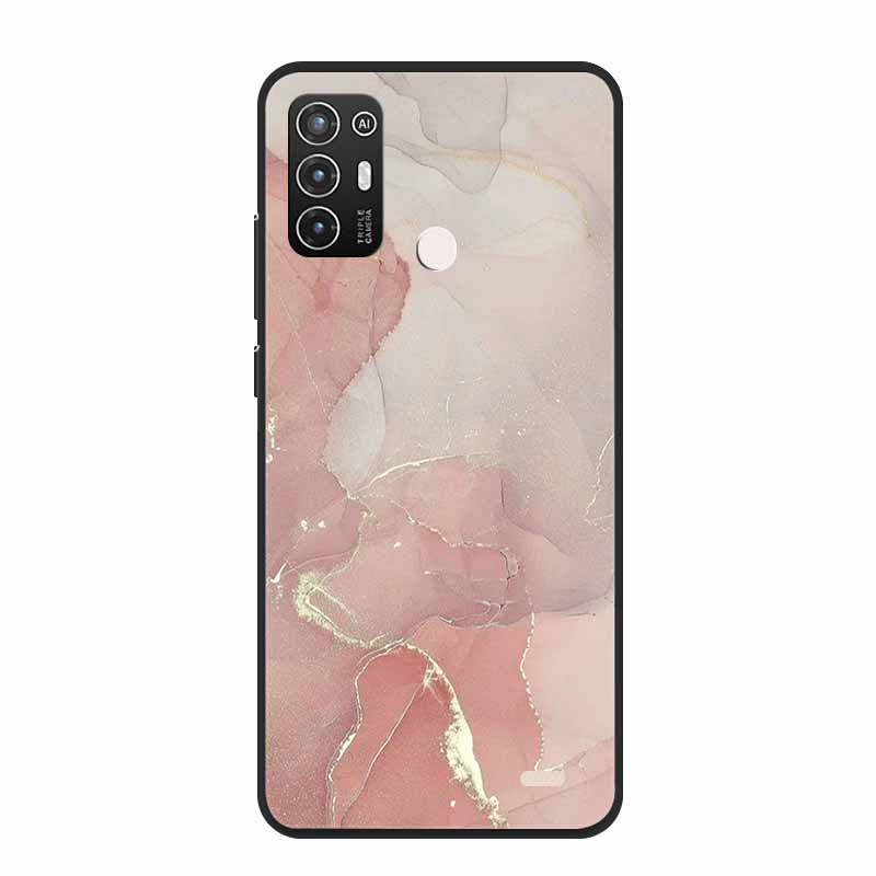 For ZTE Blade A52 / A52 Lite Case A72 4G 5G Marble Soft TPU Silicone Phone Cover for ZTE Blade A52Lite Bumper Shockproof Shell