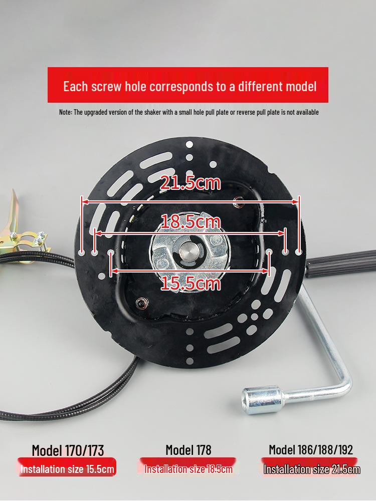 Дизельный двигатель с воздушным охлаждением, ручной стартер, тяговая пластина для генераторов 178F-186 и водяных насосов