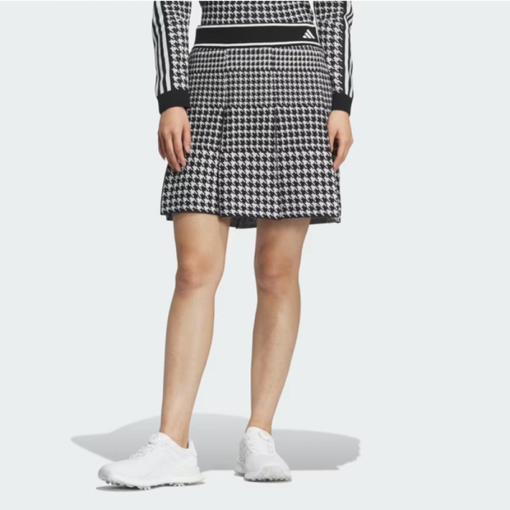 Adidas Golf 24 YearS Fw Women S Prime Knit Pleated Skirt Im7260 Black