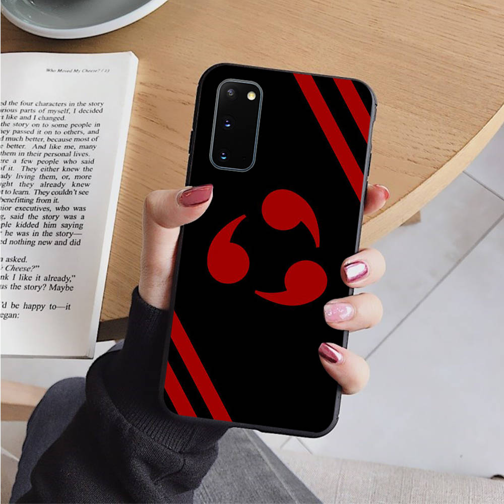 Чехол AD66 Naruto Black для iPhone 16 15 Plus 14 13 12 11 Pro 8 7 6S SE 5S X XR XS Max Realme C30 C33 C31 9I Huawei Y8P Y9 Sofe Cover