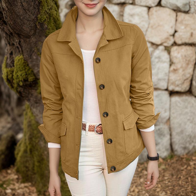 ZANZEA Женская повседневная осенняя блузка с отложным воротником и длинным рукавом