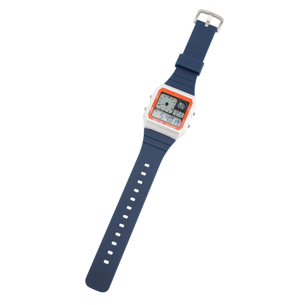 Светодиодные спортивные часы, цифровые водонепроницаемые электронные часы с функцией даты и таймера для мужчин и