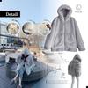[H.U.A] ladies boa blouson down boa jacket blouson Filling Beautiful down jacket large size autumn winter autumn/winter GY 2XL