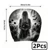 2Pcs Halloween Accessories Car Headrest Covers Ghost Neck Pillowcase  Car Interior