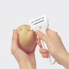 Kai Corporation KAI Peeler, соломорезка, овощечистка, соломорезка для картофеля с функцией удаления ростков, можно мыть в посудомоечной машине, KAI KITCHEN белого цвета, сделано в Японии
