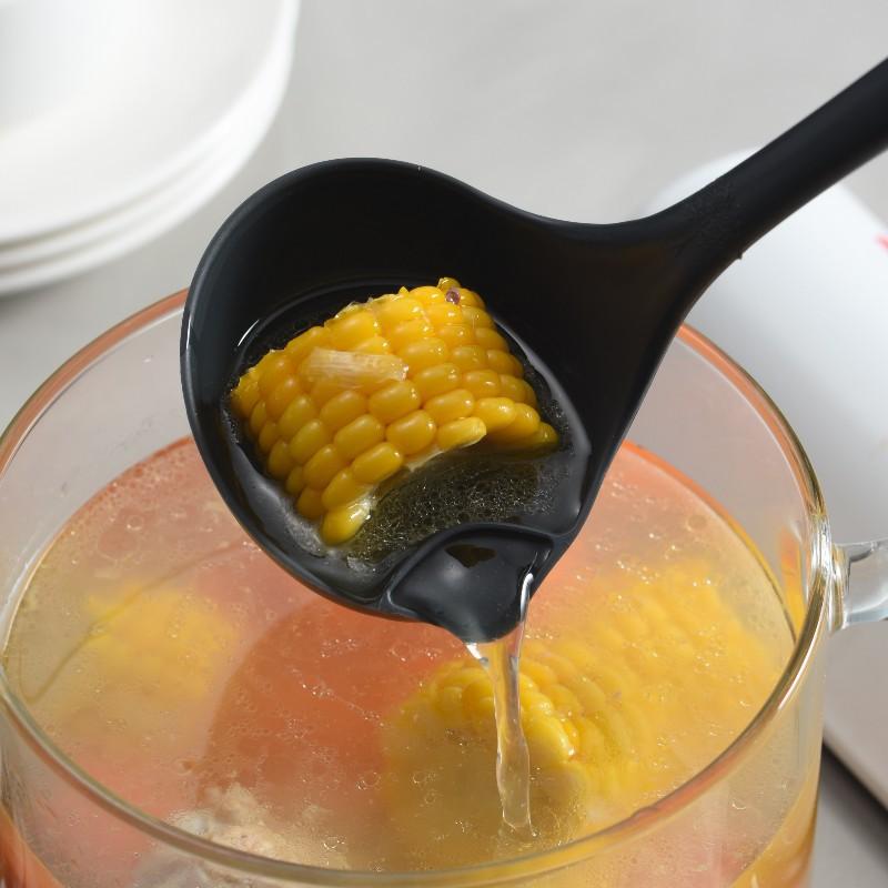 Фильтр 2 в 1, ложка для масла с длинной ручкой, половник для супа рамен, шумовка для еды, дуршлаг, кастрюля, столовые ложки, совок для каши, кухонный разделитель