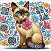 5D Abnormal Diamond Painting Set Kitten DIY Diamond Decorative Painting