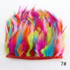 Feather Cloth Strip 10-15Cm Stage Performance Clothing Accessories Rooster Hair Cloth Edge Feather Strip