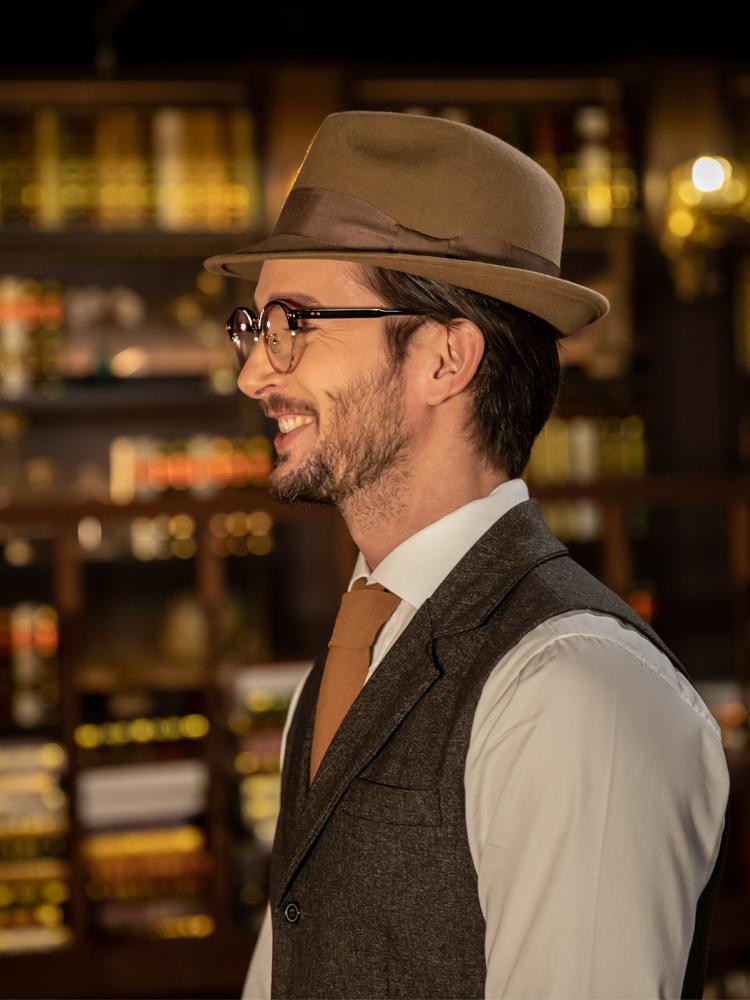 Kaliseumontapone Louis 5 Vintage Fedora Hat