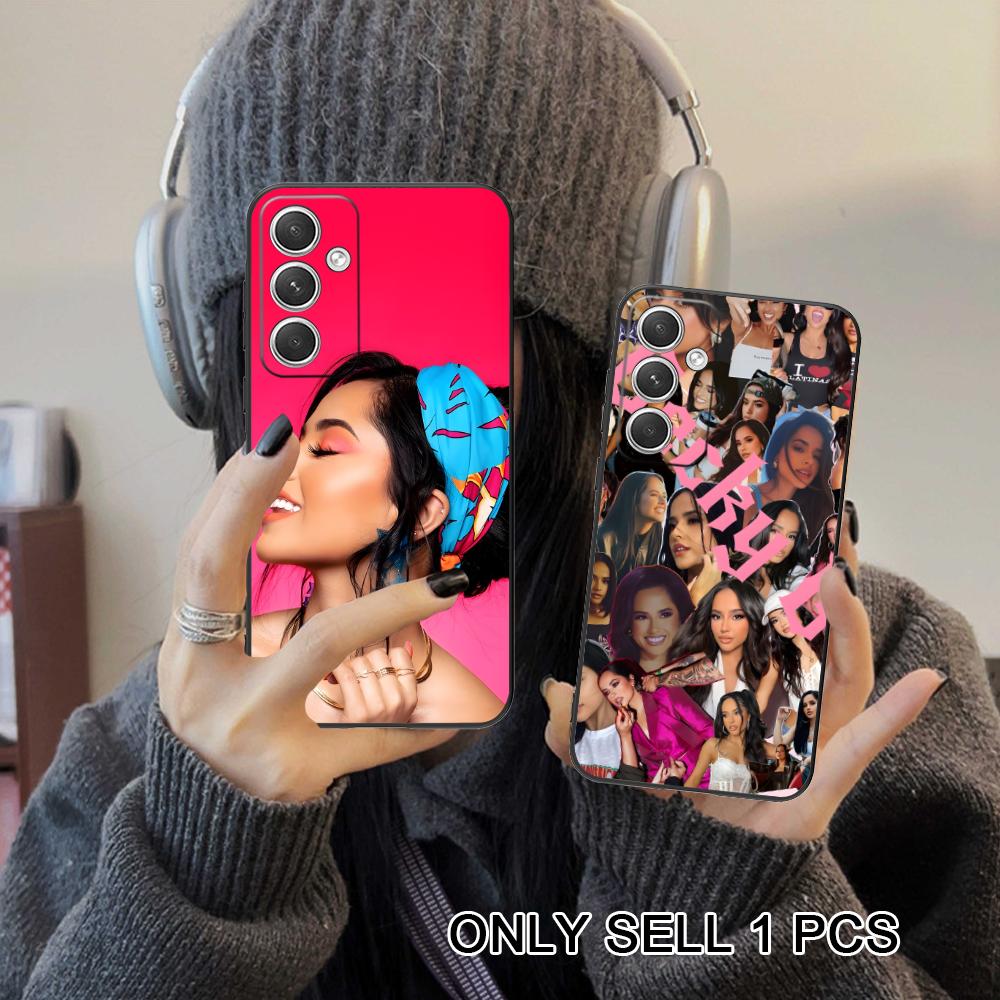 Модный матовый чехол из ТПУ Becky G для мобильного телефона Samsung Galaxy S26 S25 S24 S23 S22 S21 S20 Note20 Plus FE Ultra Цветная крышка