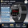 2025 New Accurate Measurement Uric Acid Blood Fat Blood Pressure Body Analysis Smart Watch ECG+PPG SmartWatch Men for IOS Android