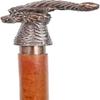 Голова дракона с медной отделкой, деревянная трость, древко трости ручной работы