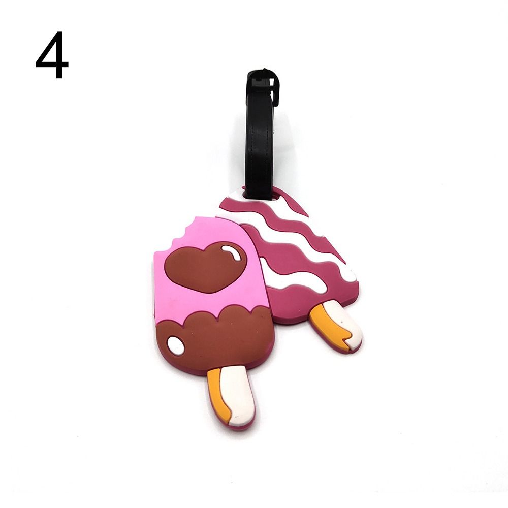 Cartoon Style Cartoon Luggage Tag Travel Accessories Name ID Address Tags Baggage Boarding Label