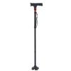 Aluminum Alloy Folding Light Cane Elderly Four?legged with Lamp Non?slip Walking Stick
